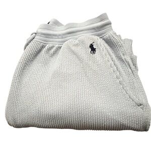 Polo Ralph Lauren Waffle-Knit Joggers Baby Blue